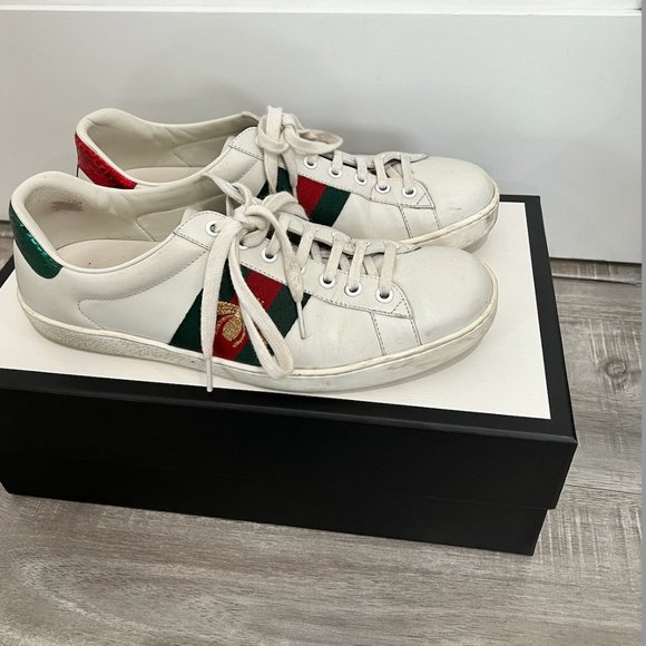 MEN'S Gucci ACE EMBROIDERED SNEAKER - Picture 10 of 12